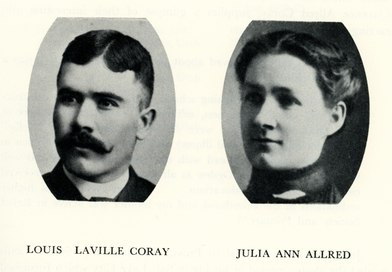 Louis Laville Coray and Julia Ann Allred