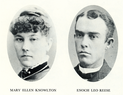 Mary Ellen Knowlton and Enoch Leo Reese