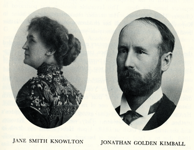 Jane Smith Knowlton and Jonathan Golden Kimball
