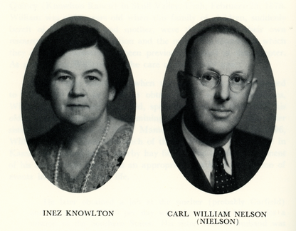 Inez Knowlton and Carl William Nelson (Nielson)