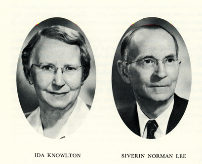 Ida Knowlton and Siverin Lee
