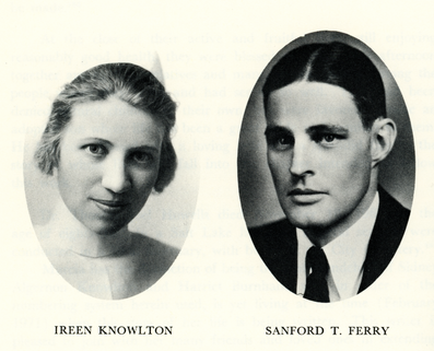 Ireen Knowlton and Sanford T. Ferry