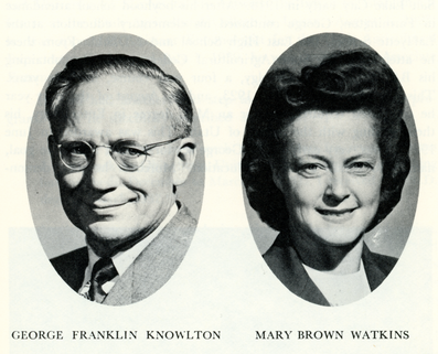 George Franklin Knowlton and Mary Brown Watkins