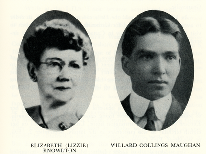Elizabeth (Lizzie) Knowlton and Willard Collings Maughan