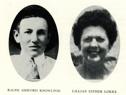 Ralph Ashford Knowlton and Lillian Esther Lokke
